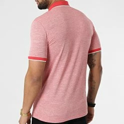 Tout neuf 🧨 Polo A Manches Courtes 1713 Rouge Chiné de Classic Series ✨ -Classic Series Soldes classic series 309325 ERS 1713 KIRMIZ 20220317T153308 04