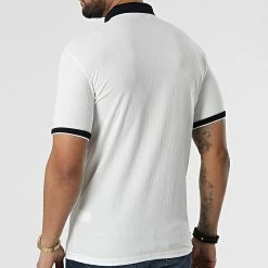 Promo 🤩 Polo A Manches Courtes 1745 Blanc de Classic Series 💯 -Classic Series Soldes classic series 309328 ERS 1745 EKRU 20220317T153054 04