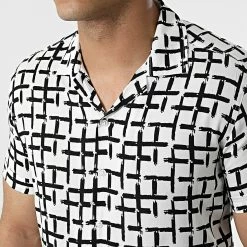 Grosses soldes 🌟 Chemise Manches Courtes ERS-1400 Blanc de Classic Series 🎁 -Classic Series Soldes classic series 309354 ERS 1400 35 20220318T161518 02