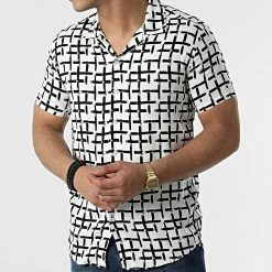 Grosses soldes 🌟 Chemise Manches Courtes ERS-1400 Blanc de Classic Series 🎁 -Classic Series Soldes classic series 309354 ERS 1400 35 20220318T161520 03