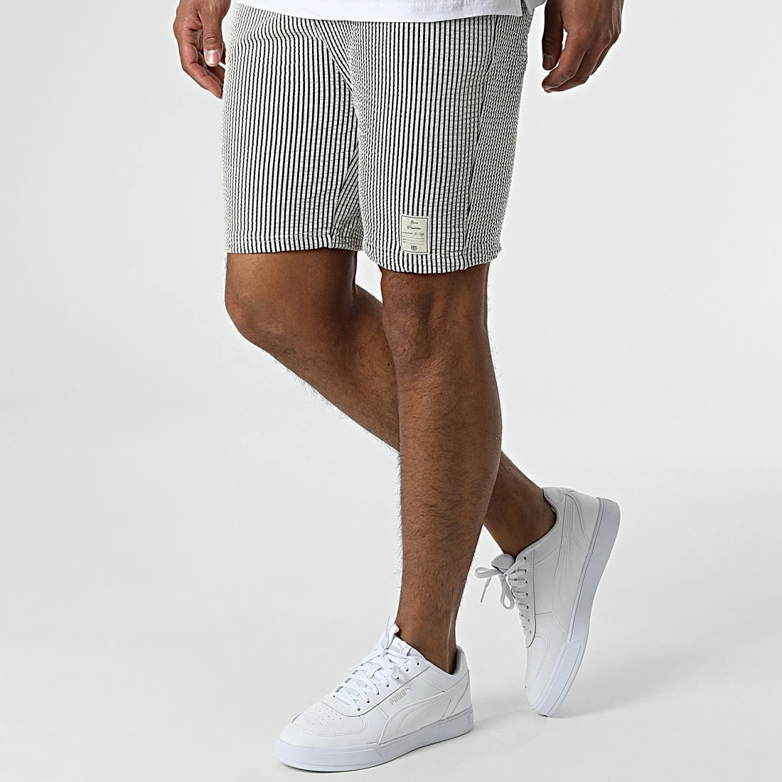 Promo ⌛ Ensemble Tee 👕 Shirt Et Short Jogging 1240 Blanc de Classic Series 🎉 7 Promo ⌛ Ensemble Tee 👕 Shirt Et Short Jogging 1240 Blanc de Classic Series 🎉 – Image 5