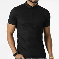 Remise 🎁 Polo Manches Courtes 1058 Noir de Classic Series 😍 -Classic Series Soldes classic series 309382 ERS 1058 1 SIYAH 20220322T144321 03