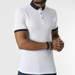 Top 10 🛒 Polo Manches Courtes 1058 Blanc de Classic Series 🔥 -Classic Series Soldes classic series 309386 ERS 1058 1 BEYAZ 20220322T145222 03