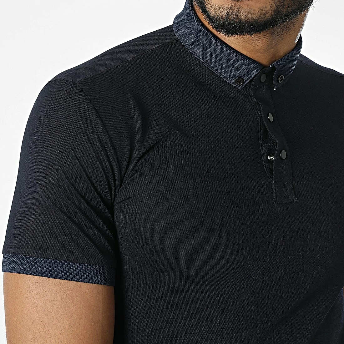 Grosses soldes 🔔 Polo Manches Courtes 1058 Bleu Marine de Classic Series 🌟 4 Grosses soldes 🔔 Polo Manches Courtes 1058 Bleu Marine de Classic Series 🌟 – Image 2