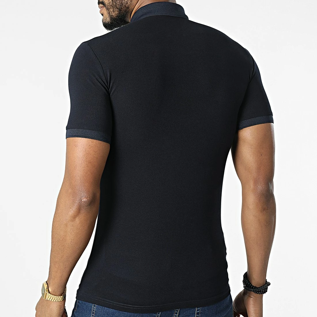 Grosses soldes 🔔 Polo Manches Courtes 1058 Bleu Marine de Classic Series 🌟 6 Grosses soldes 🔔 Polo Manches Courtes 1058 Bleu Marine de Classic Series 🌟 – Image 4