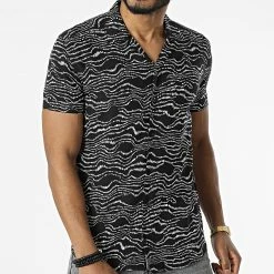 Offres 😉 Chemise Manches Courtes 1400 Noir de Classic Series 🔔 -Classic Series Soldes classic series 309428 ERS 1400 33 20220322T144417 03