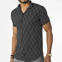 Budget ✨ Chemise Manches Courtes 1400 Noir de Classic Series 😉