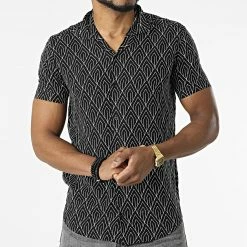 Budget ✨ Chemise Manches Courtes 1400 Noir de Classic Series 😉 -Classic Series Soldes classic series 309429 ERS 1400 45 20220322T144715 03