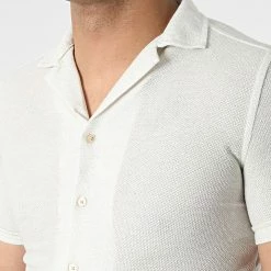 Meilleure affaire 🛒 Chemise Manches Courtes 1673 Beige de Classic Series 💯 -Classic Series Soldes classic series 309437 ERS 1673 BEJ 20220408T110500 02