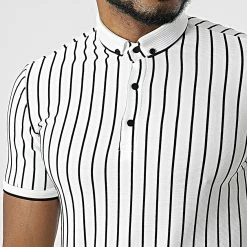 Le moins cher 💯 Polo Manches Courtes 1778 Blanc de Classic Series 👍 -Classic Series Soldes classic series 309512 ERS 1778 EKRU SIYAH 20220322T145030 02