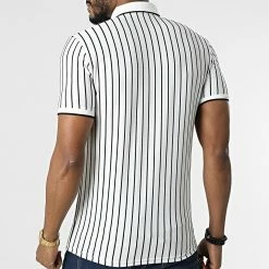 Le moins cher 💯 Polo Manches Courtes 1778 Blanc de Classic Series 👍 -Classic Series Soldes classic series 309512 ERS 1778 EKRU SIYAH 20220322T145033 04