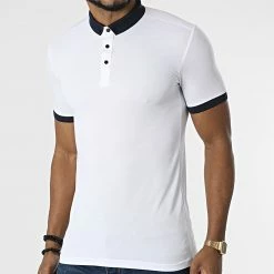 Meilleure affaire 😀 Polo Manches Courtes 1058 Blanc de Classic Series 🎁