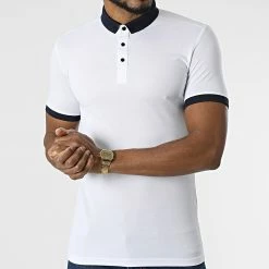 Meilleure affaire 😀 Polo Manches Courtes 1058 Blanc de Classic Series 🎁 -Classic Series Soldes classic series 309538 ERS 1058 BEYAZ 20220322T145303 03