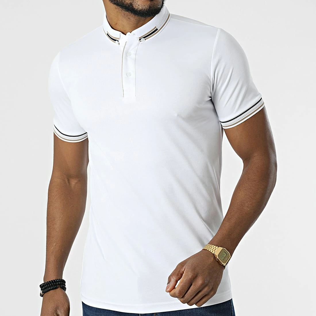 Top 10 ❤️ Polo Manches Courtes 1041 Blanc de Classic Series 🧨 5 Top 10 ❤️ Polo Manches Courtes 1041 Blanc de Classic Series 🧨 – Image 3