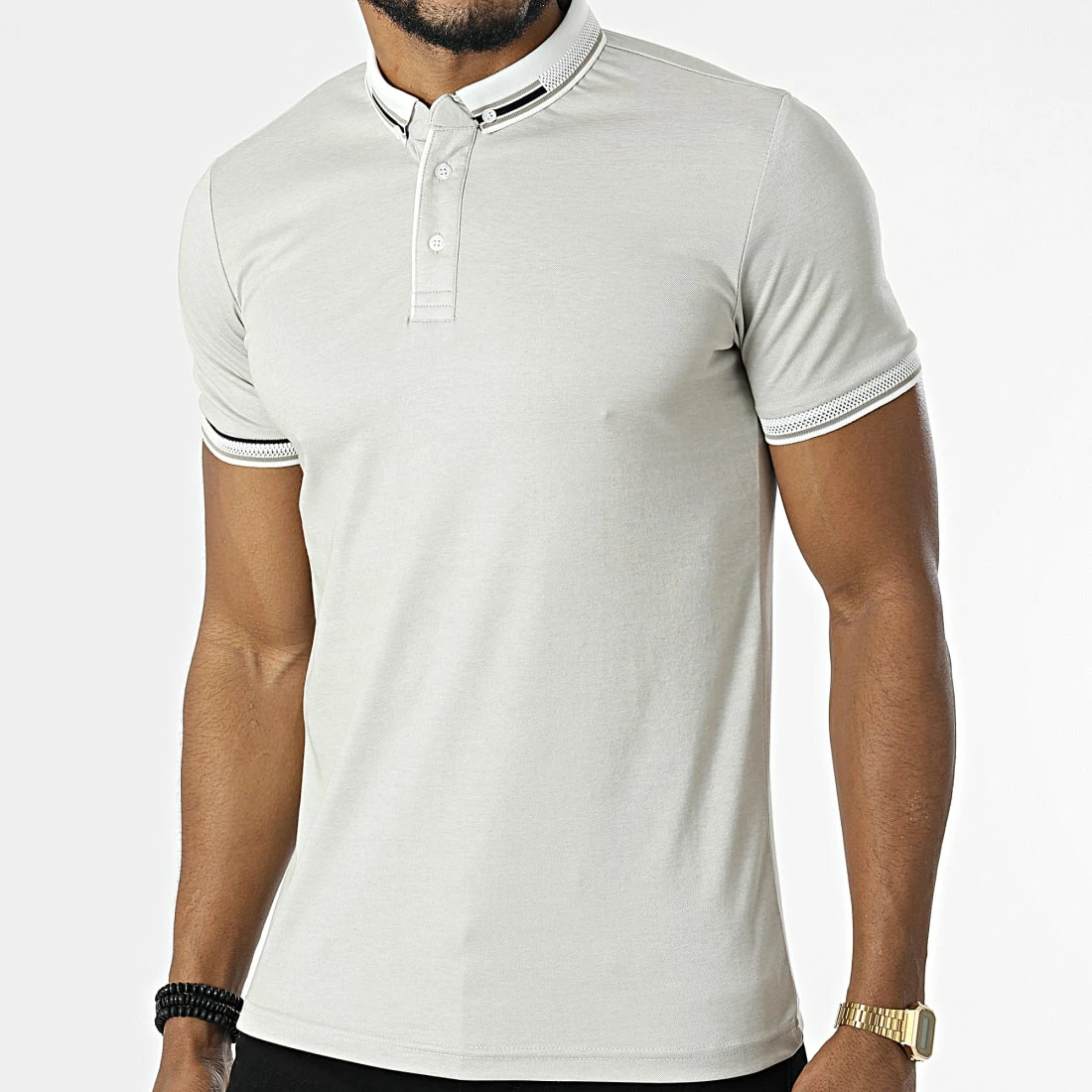 Bon marché 🌟 Polo Manches Courtes 1041 Gris de Classic Series 😀 3 Bon marché 🌟 Polo Manches Courtes 1041 Gris de Classic Series 😀