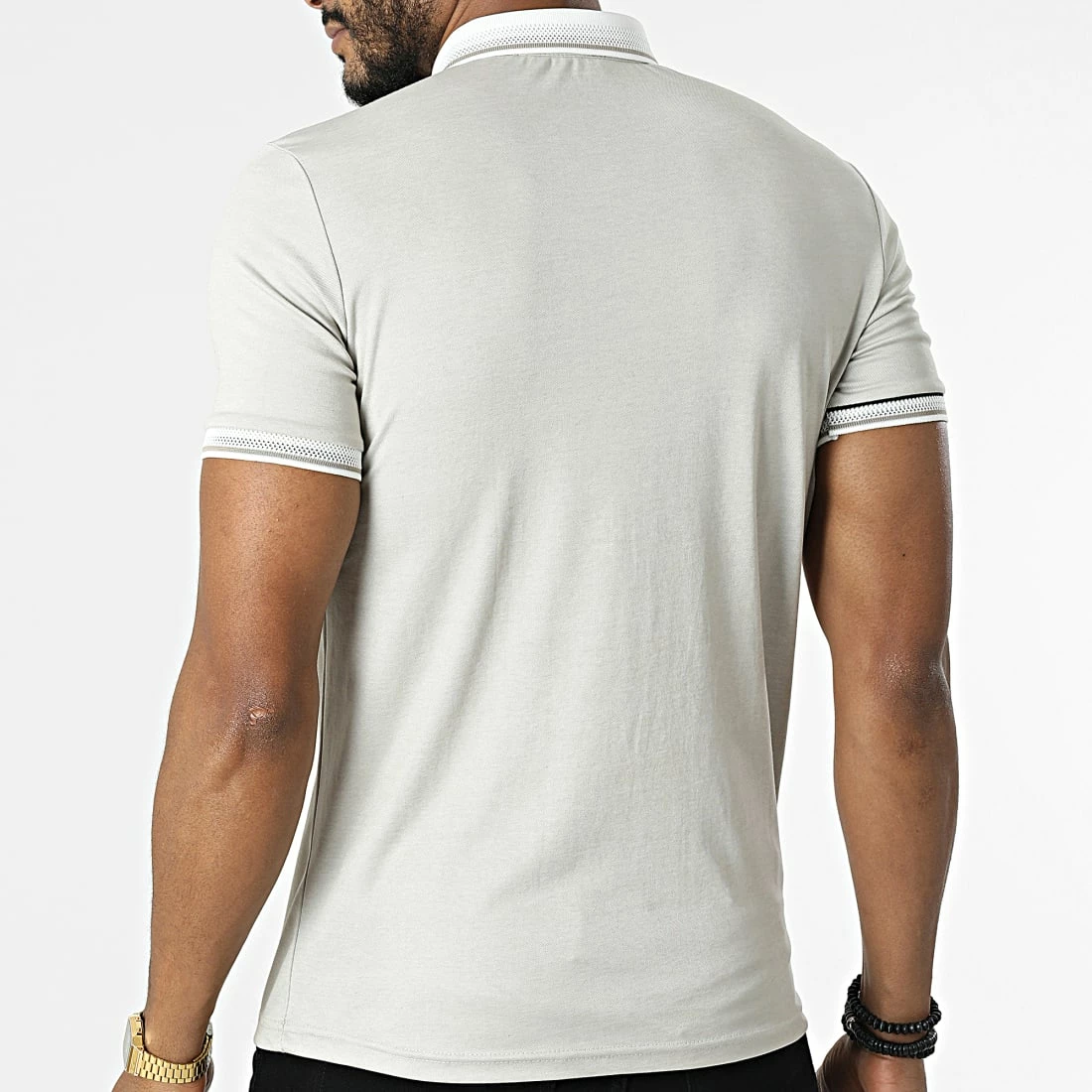 Bon marché 🌟 Polo Manches Courtes 1041 Gris de Classic Series 😀 6 Bon marché 🌟 Polo Manches Courtes 1041 Gris de Classic Series 😀 – Image 4