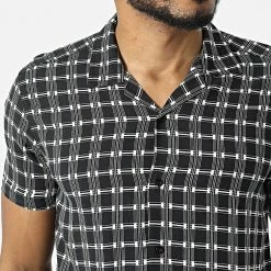 Meilleure vente ❤️ Chemise Manches Courtes 1400 Noir de Classic Series 🥰 -Classic Series Soldes classic series 309561 ERS 1400 97 20220322T144616 02