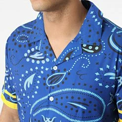 Nouveau 👍 Ensemble Chemise Manches Courtes Et Short CH002 Bleu Marine de Classic Series ⌛ -Classic Series Soldes classic series 309589 CH002 DKBLUE 20220318T161854 02