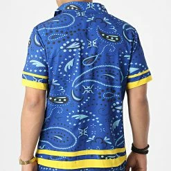 Nouveau 👍 Ensemble Chemise Manches Courtes Et Short CH002 Bleu Marine de Classic Series ⌛ -Classic Series Soldes classic series 309589 CH002 DKBLUE 20220318T161856 04