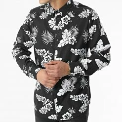 Acheter 😍 Chemise Manches Longues Floral H63130 Noir Blanc de Classic Series 🔥 -Classic Series Soldes classic series 309607 H63130Z10992AEN 24000 20220322T142551 03