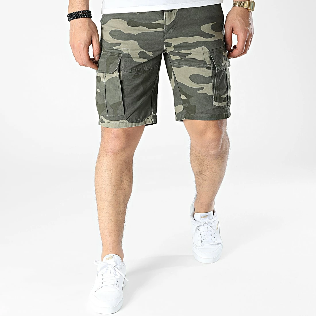 Offres 😉 Short Cargo Camouflage H70022Y62147K Vert Kaki de Classic Series ⭐ 5 Offres 😉 Short Cargo Camouflage H70022Y62147K Vert Kaki de Classic Series ⭐ – Image 3