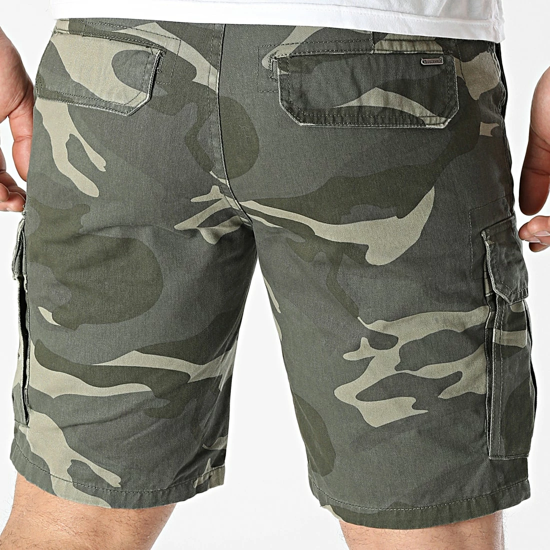 Offres 😉 Short Cargo Camouflage H70022Y62147K Vert Kaki de Classic Series ⭐ 6 Offres 😉 Short Cargo Camouflage H70022Y62147K Vert Kaki de Classic Series ⭐ – Image 4