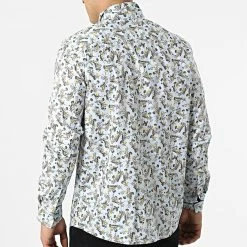 Nouveau 🤩 Chemise Manches Longues Floral H70025 Bleu Clair de Classic Series 🎁 -Classic Series Soldes classic series 309673 H70025M11045A 19200 20220408T123843 04