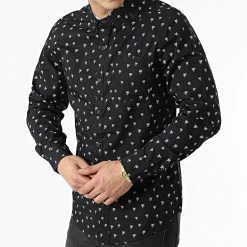 Grosses soldes 😍 Chemise Manches Longues Floral H6313Z Noir de Classic Series 🧨 -Classic Series Soldes classic series 309674 H6313Z10929B 24000 20220322T142609 03