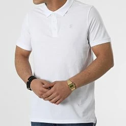 Bon marché ⭐ Polo Manches Courtes H17012 Blanc de Classic Series ✨ -Classic Series Soldes classic series 309734 H17012Z21279A 22000 20220408T110934 03