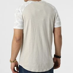 Coupon ✨ Tee 👚 Shirt Poche H16022 Beige Chiné de Classic Series ⭐ -Classic Series Soldes classic series 309750 H16022W21237A 20200 20220408T124603 04