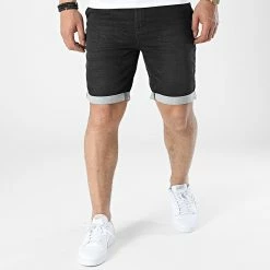 Offres 😀 Short Jean H13220Y62122DKB22 Noir de Classic Series ❤️ -Classic Series Soldes classic series 309765 H13220Y62122DKB22 24000 20220322T135455 02