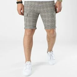 De gros 🔔 Short A Carreaux H60032 Marron de Classic Series 👏 -Classic Series Soldes classic series 309776 H60032Z62357KA 21300 20220408T110230 03