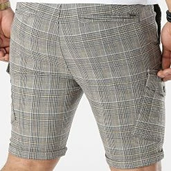 De gros 🔔 Short A Carreaux H60032 Marron de Classic Series 👏 -Classic Series Soldes classic series 309776 H60032Z62357KA 21300 20220408T110231 04