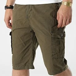 Promo 🌟 Short Cargo Aken Vert Kaki de Classic Series 🤩