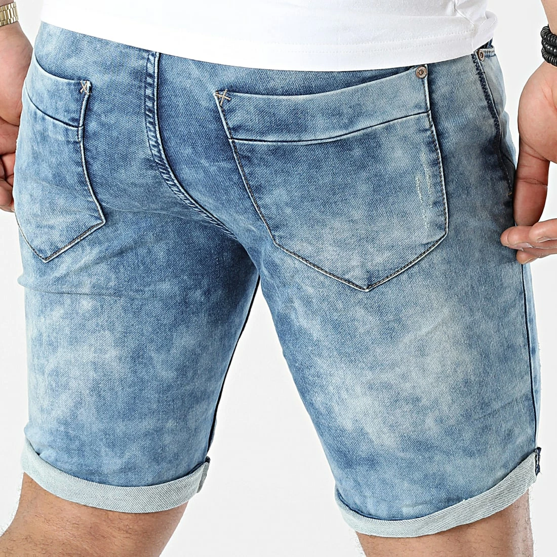 Top 10 🧨 Short Jean H1324Y61145KD11 Bleu Denim de Classic Series 😀 6 Top 10 🧨 Short Jean H1324Y61145KD11 Bleu Denim de Classic Series 😀 – Image 4