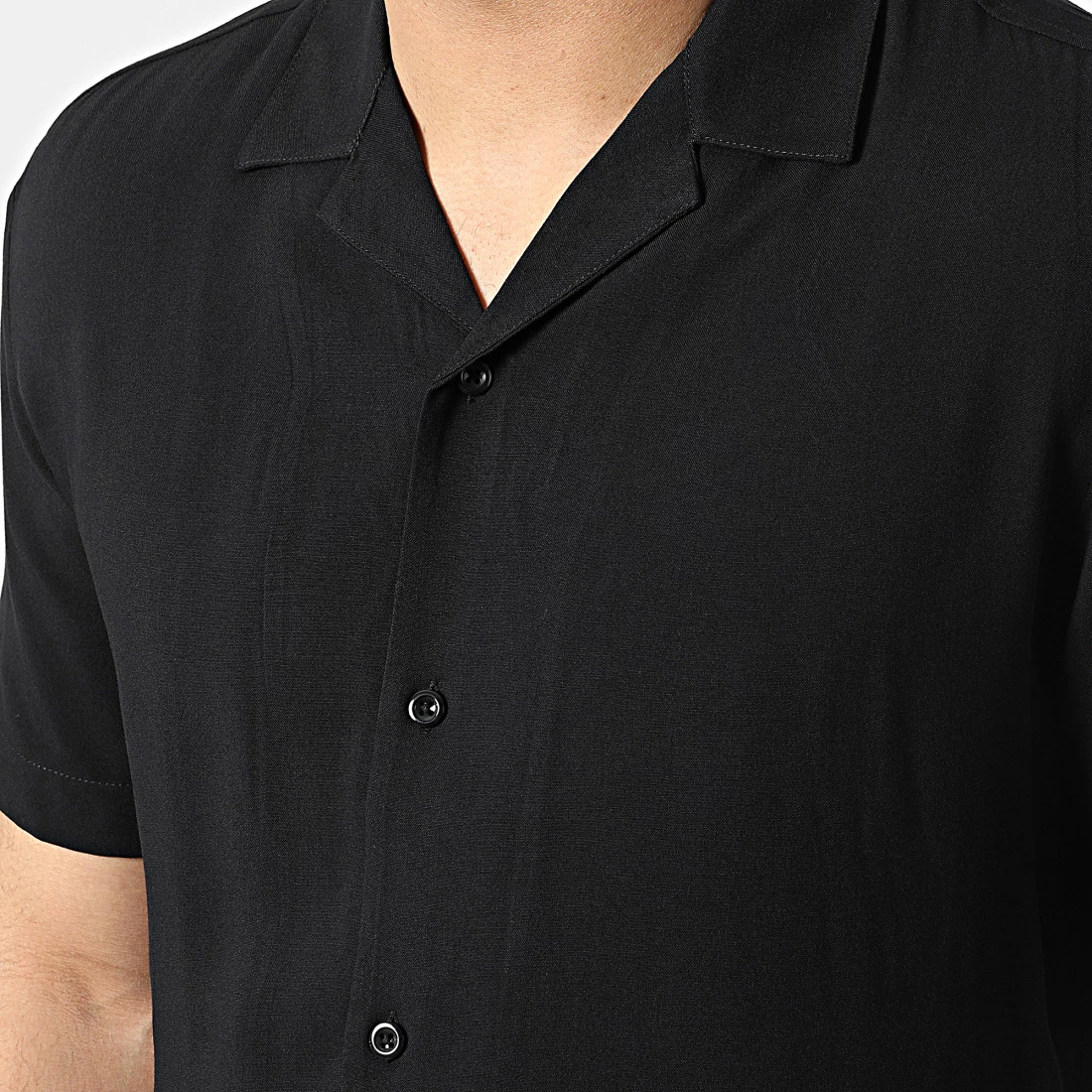 Promo 😉 Chemise Manches Longues G-9030 Noir de Classic Series ✨ 4 Promo 😉 Chemise Manches Longues G-9030 Noir de Classic Series ✨ – Image 2