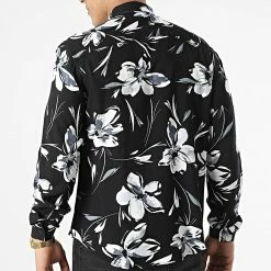 Tout neuf 🔥 Chemise Manches Longues G-9034 Noir de Classic Series ✔️ -Classic Series Soldes classic series 310578 G 9034 BLACK BLUE 20220329T162513 04