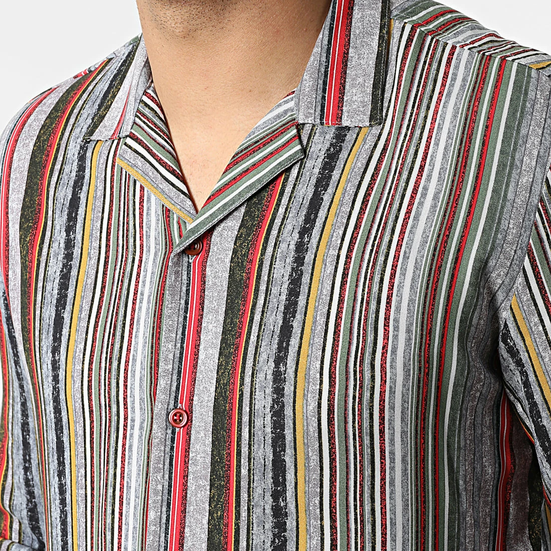 Meilleur prix 🥰 Chemise Manches Longues G-9035 Gris Rouge de Classic Series 🤩 4 Meilleur prix 🥰 Chemise Manches Longues G-9035 Gris Rouge de Classic Series 🤩 – Image 2