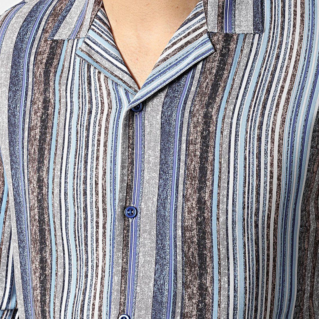 De gros ⭐ Chemise Manches Longues G-9035 Gris Bleu de Classic Series 🥰 4 De gros ⭐ Chemise Manches Longues G-9035 Gris Bleu de Classic Series 🥰 – Image 2