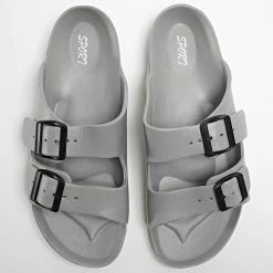 Budget 🧨 Claquettes HM3026 Gris de Classic Series 😀 -Classic Series Soldes classic series 312058 HM3026 GREY 20220408T160605 04