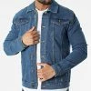 Meilleure affaire 👍 Veste Jean DP3000 Bleu Denim de Classic Series 🤩 -Classic Series Soldes classic series 313780 DP3000 MID BLUE 20220421T150105 01