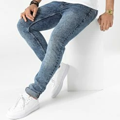 Promo 😉 Jean Slim JIB-DP-SS22-039 Bleu Denim de Classic Series 🧨 -Classic Series Soldes classic series 313782 JIB DP SS22 039 089 BLUE ACID 20220415T151626 03