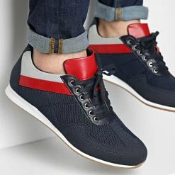 Promo 😀 Baskets 828 Bleu Marine de Classic Series 👍