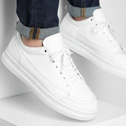 Sortie 🔔 Baskets ZM9 Blanc de Classic Series 🥰