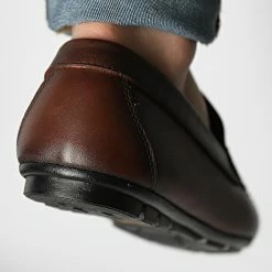 Coupon 😍 Mocassins Cuir DR-24 Marron de Classic Series 😀 -Classic Series Soldes classic series 314706 DR 24 BROWN 20220427T151326 04