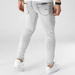 Vente flash 🥰 Jean Skinny DHZ-3636 Gris Clair de Classic Series 🔥 -Classic Series Soldes classic series 315083 DHZ 3636 4 FUME 20220422T143850 04