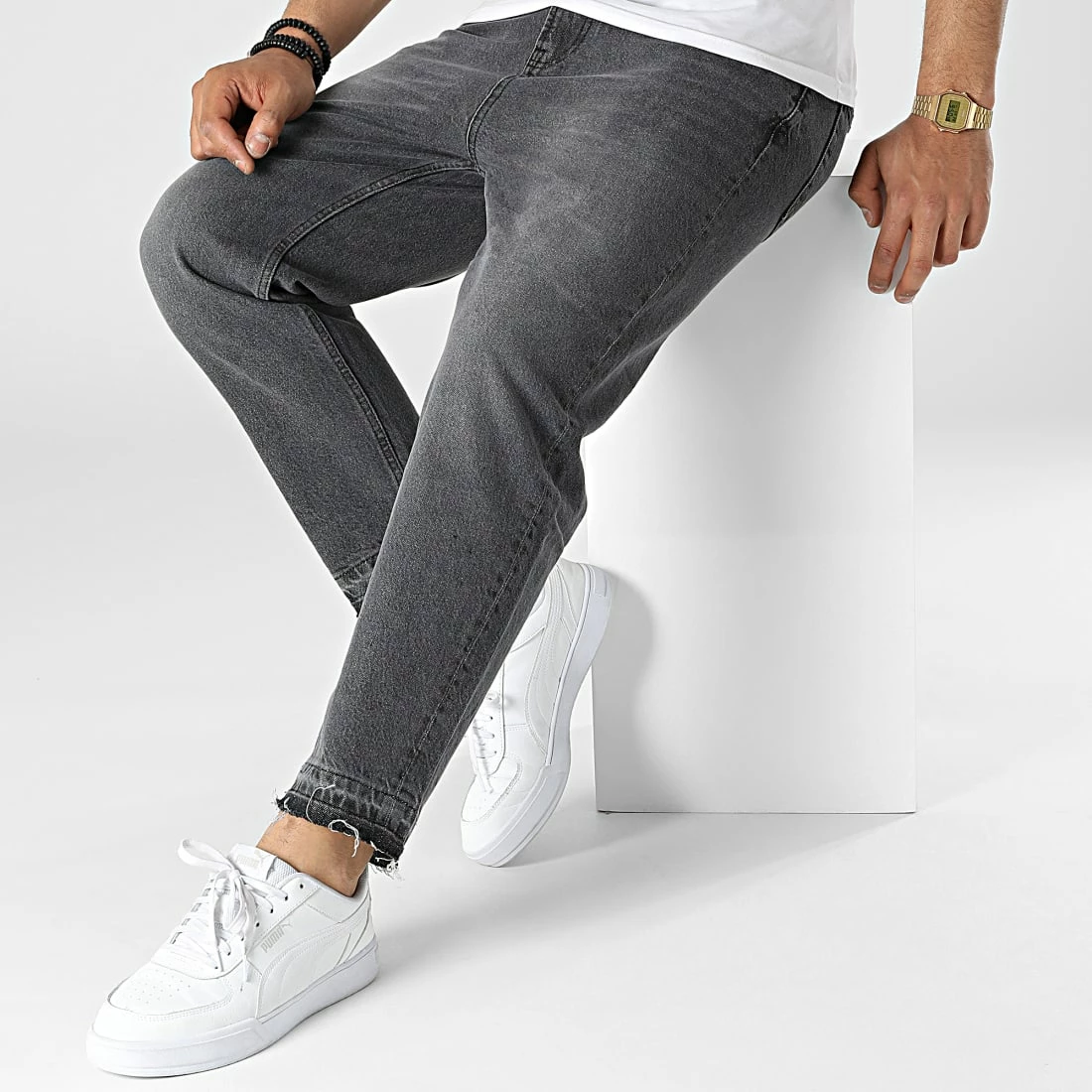 Nouveau 🧨 Jean DH-3758 Noir de Classic Series ⭐ 5 Nouveau 🧨 Jean DH-3758 Noir de Classic Series ⭐ – Image 3