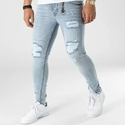 Meilleur prix 🔔 Jean Skinny DHZ-3781 Bleu Denim de Classic Series 🎉
