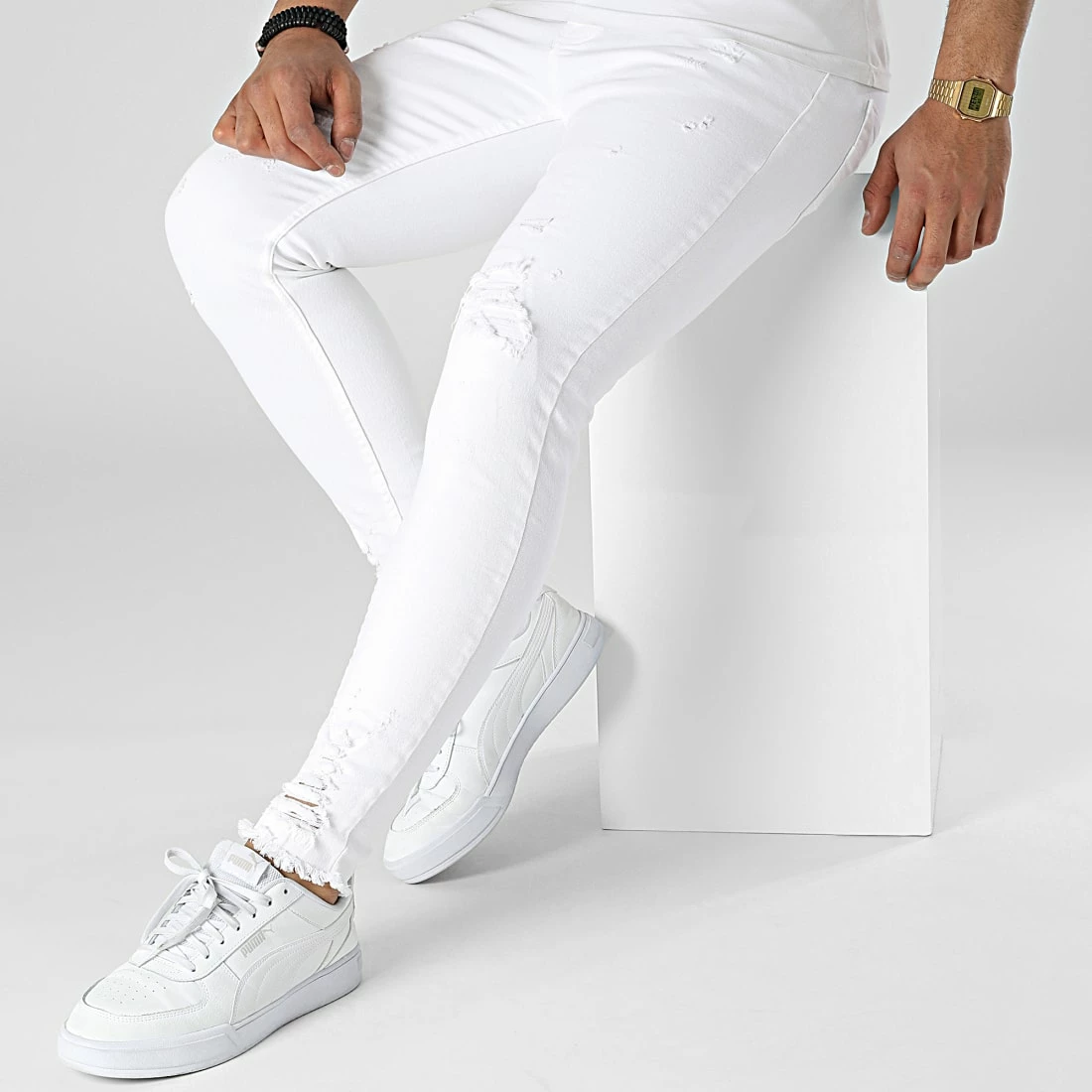 Tout neuf 😉 Jean Skinny DHZ-3813 Blanc de Classic Series 😉 5 Tout neuf 😉 Jean Skinny DHZ-3813 Blanc de Classic Series 😉 – Image 3