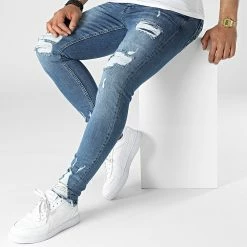 Promo ❤️ Jean Skinny DHZ-3739-1 Bleu Denim de Classic Series 💯 -Classic Series Soldes classic series 315093 DHZ 3739 O MAVI 20220422T141959 03